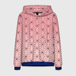 Толстовка-худи мужская NEZUKO KAMADO, цвет: 3D-синий