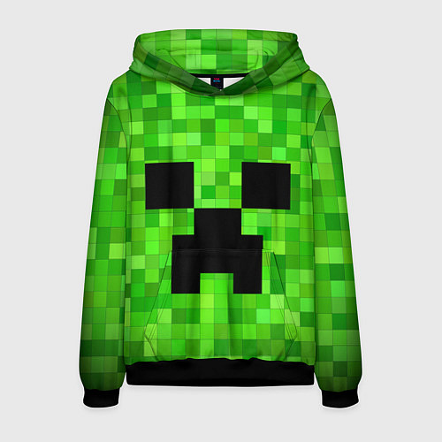 Мужская толстовка MINECRAFT / 3D-Черный – фото 1