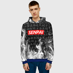 Толстовка-худи мужская SENPAI, цвет: 3D-синий — фото 2