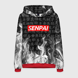 Толстовка-худи мужская SENPAI, цвет: 3D-красный