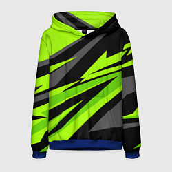 Толстовка-худи мужская Форма для фитнеса, цвет: 3D-синий