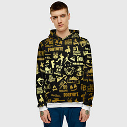 Толстовка-худи мужская FORTNITE, цвет: 3D-белый — фото 2
