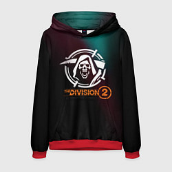 Толстовка-худи мужская The Division 2 Logo, цвет: 3D-красный