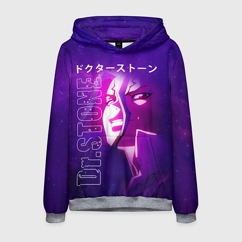 Мужская толстовка Доктор Стоун / 3D-Меланж – фото 1