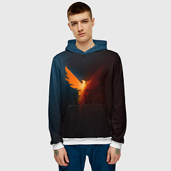 Толстовка-худи мужская The Division 2, цвет: 3D-белый — фото 2