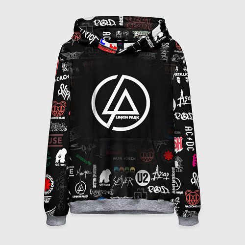 Мужская толстовка LINKIN PARK / 3D-Меланж – фото 1