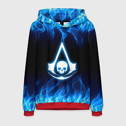 Толстовка-худи мужская Assassin??s Creed, цвет: 3D-красный