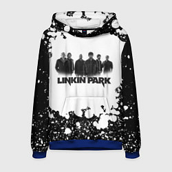 Толстовка-худи мужская LINKIN PARKспина, цвет: 3D-синий