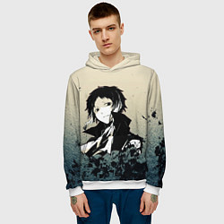 Толстовка-худи мужская Чиби Великий, цвет: 3D-белый — фото 2