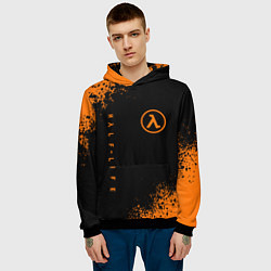 Толстовка-худи мужская HALF-LIFE, цвет: 3D-черный — фото 2