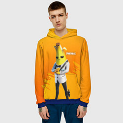 Толстовка-худи мужская Agent Peely Агент Пили, цвет: 3D-синий — фото 2