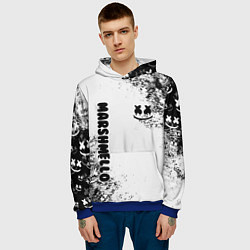 Толстовка-худи мужская Marshmello, цвет: 3D-синий — фото 2