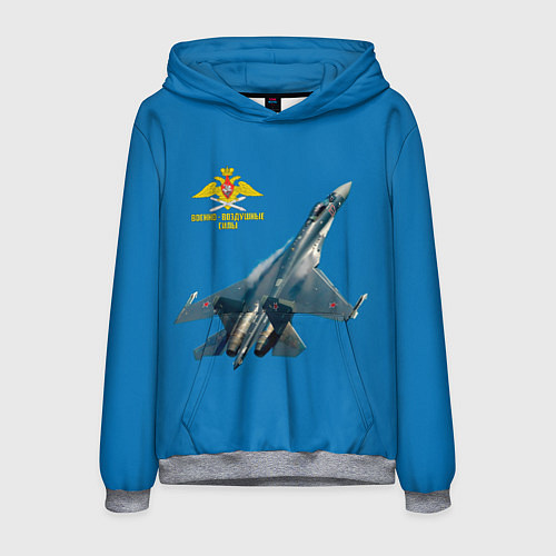 Мужская толстовка ВВС / 3D-Меланж – фото 1