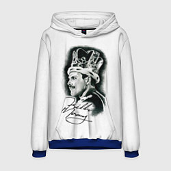 Толстовка-худи мужская Queen, цвет: 3D-синий