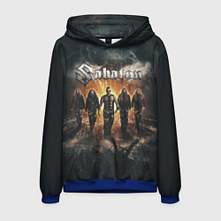 Толстовка-худи мужская Sabaton Band, цвет: 3D-синий