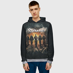 Толстовка-худи мужская Sabaton Band, цвет: 3D-меланж — фото 2