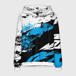 Толстовка-худи мужская Bona Fide, цвет: 3D-белый