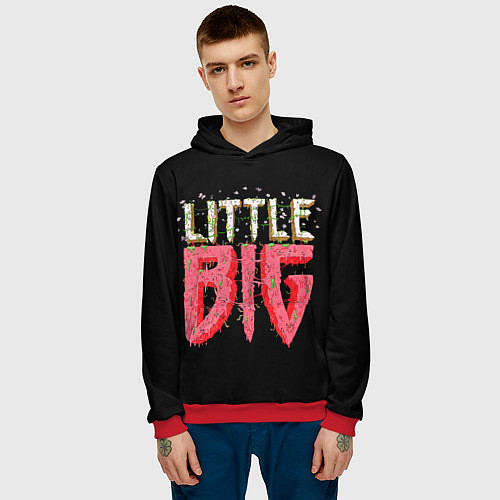 Мужская толстовка Little Big / 3D-Красный – фото 3