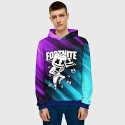 Толстовка-худи мужская FORTNITE X MARSHMELLO, цвет: 3D-синий — фото 2