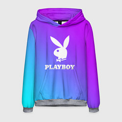 Толстовка-худи мужская PLAYBOY, цвет: 3D-меланж