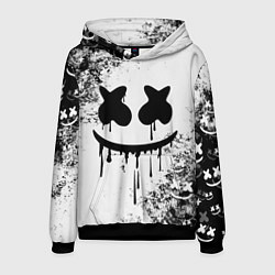Толстовка-худи мужская Marshmello, цвет: 3D-черный