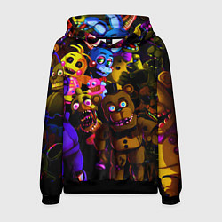 Толстовка-худи мужская Five Nights At Freddy's, цвет: 3D-черный