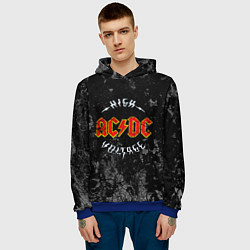 Толстовка-худи мужская ACDC, цвет: 3D-синий — фото 2