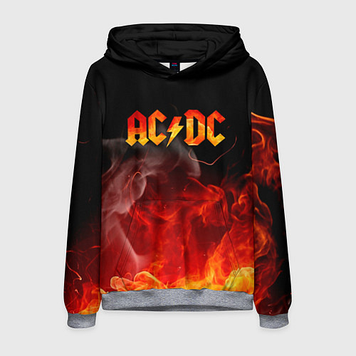 Мужская толстовка ACDC / 3D-Меланж – фото 1