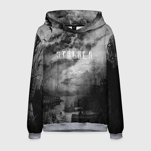 Мужская толстовка STALKER / 3D-Меланж – фото 1