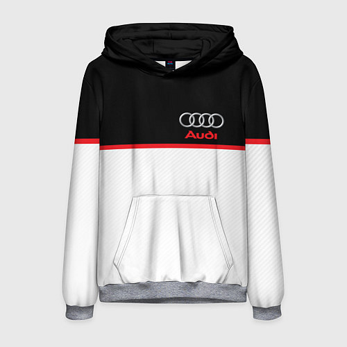 Мужская толстовка AUDI SPORT / 3D-Меланж – фото 1