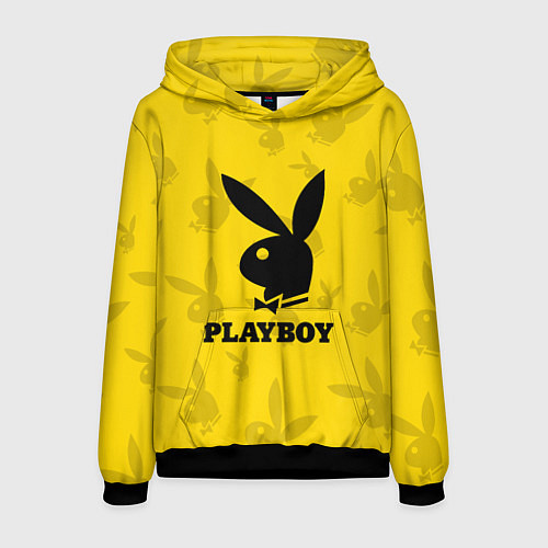 Мужская толстовка PLAYBOY / 3D-Черный – фото 1