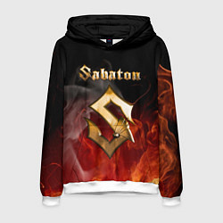 Толстовка-худи мужская SABATON, цвет: 3D-белый