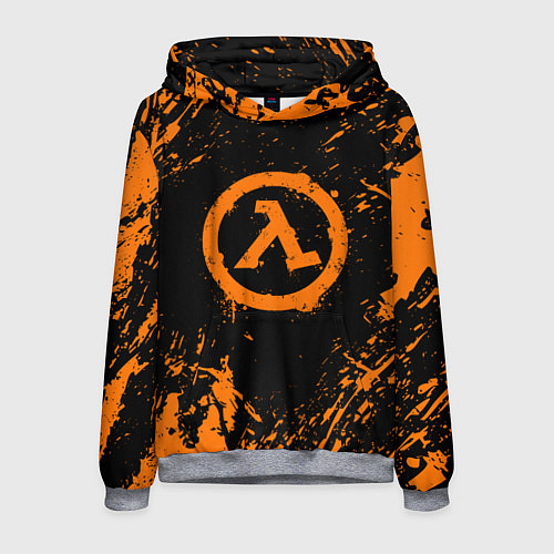 Мужская толстовка HALF-LIFE / 3D-Меланж – фото 1
