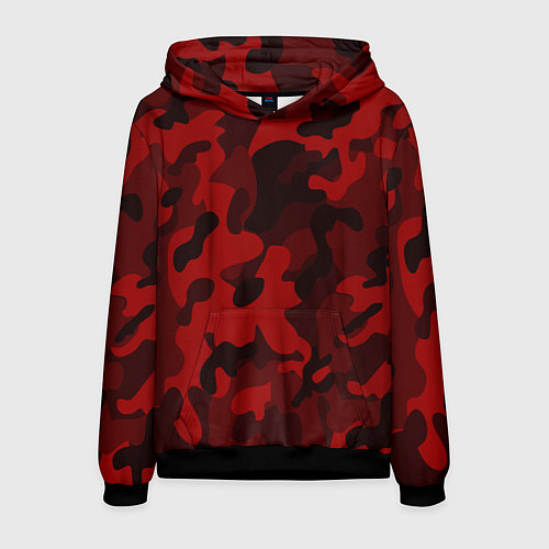 Мужская толстовка RED MILITARY / 3D-Черный – фото 1