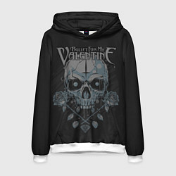 Толстовка-худи мужская Bullet For My Valentine, цвет: 3D-белый