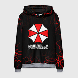 Толстовка-худи мужская UMBRELLA CORP, цвет: 3D-меланж