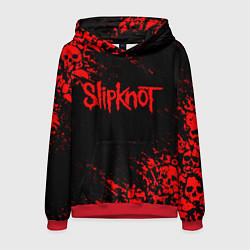 Толстовка-худи мужская SLIPKNOT, цвет: 3D-красный