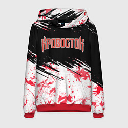 Толстовка-худи мужская Кровосток, цвет: 3D-красный