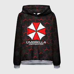 Толстовка-худи мужская UMBRELLA CORP, цвет: 3D-меланж