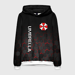 Толстовка-худи мужская UMBRELLA CORP, цвет: 3D-белый