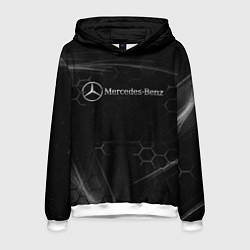 Толстовка-худи мужская MERCEDES, цвет: 3D-белый