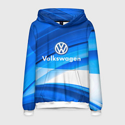 Толстовка-худи мужская Volkswagen, цвет: 3D-белый