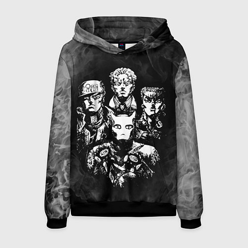 Мужская толстовка JOJOS BIZARRE ADVENTURE / 3D-Черный – фото 1