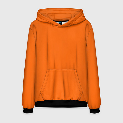 Мужская толстовка Цвет апельсиновая корка / 3D-Черный – фото 1