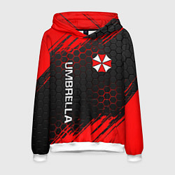 Толстовка-худи мужская UMBRELLA CORP, цвет: 3D-белый