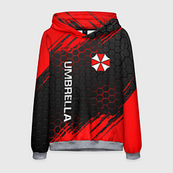 Толстовка-худи мужская UMBRELLA CORP, цвет: 3D-меланж