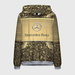 Толстовка-худи мужская MERCEDES GOLD, цвет: 3D-меланж