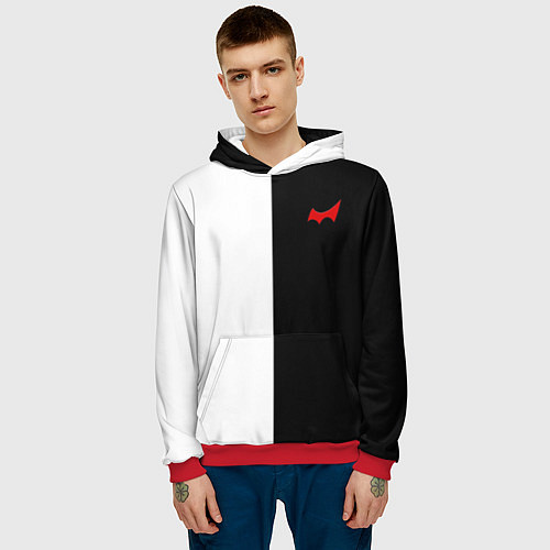 Мужская толстовка Monokuma / 3D-Красный – фото 3
