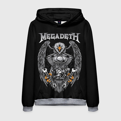 Мужская толстовка Megadeth / 3D-Меланж – фото 1