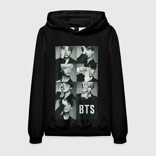 Мужская толстовка BTS / 3D-Черный – фото 1